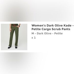 Figs Kade Scrub Pants — Petite Medium